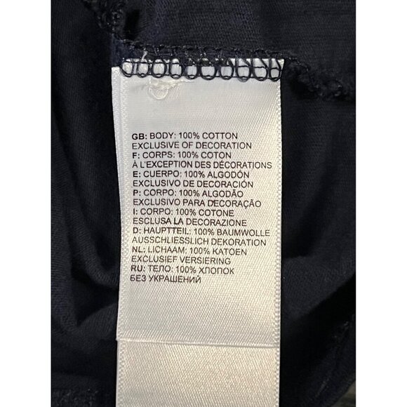 The North Face Men Blue Navy Short Sleeve Tee Shirt Crew Small S Cotton EUC - Picture 5 of 7